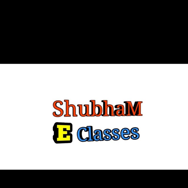 Shubham E Classes📖📚 Telegram Channel