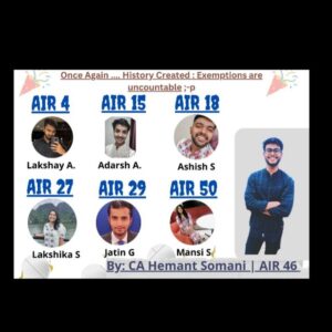 CA Hemant somani | AIR 46 Telegram Channel