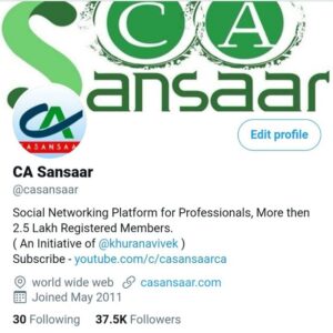 CA Sansaar Telegram Channel