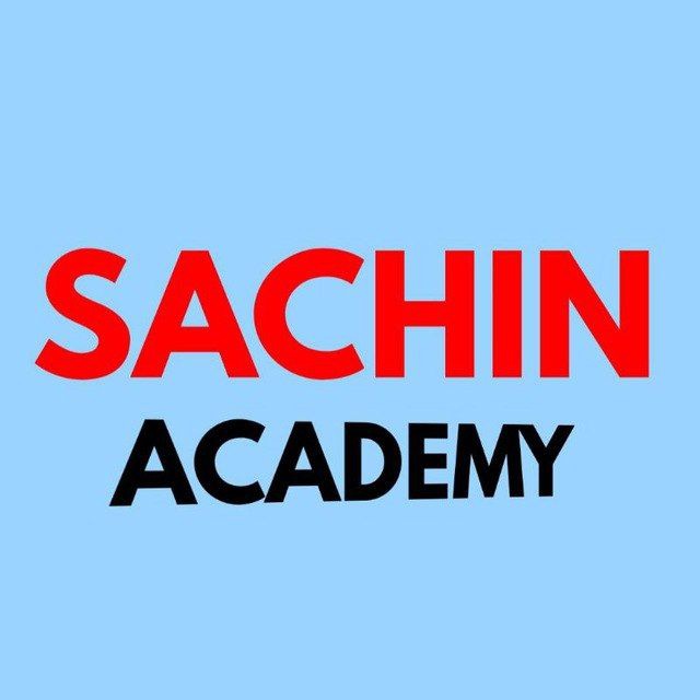 SACHIN ACADEMY Telegram Channel