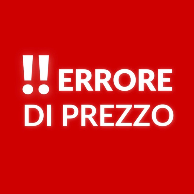 ‼️ ERRORE DI PREZZO Canali Telegram